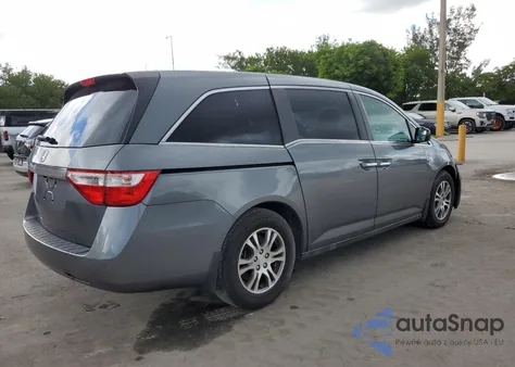 2013 Honda Odyssey Exl из США, поврежденный, VIN 5FNRL5H68DB016510